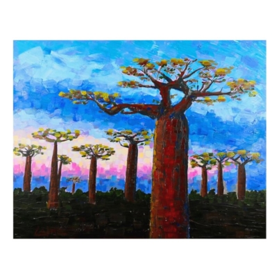 Baobabs painting cover