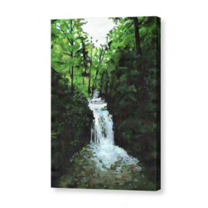 Geroldsauer waterfall canvas print